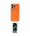 ieg™ iPhone 15 Pro Kılıf Ahenk Serisi - Siyah 360 Mat Full Body Arka Koruyucu