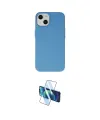 ieg™ iPhone 15 Pro Kılıf Ahenk Serisi - Siyah 3D Antistatik Cam Ekran Koruyucu
