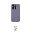 ieg™ iPhone 15 Pro Kılıf Ahenk Serisi - Siyah Bilvis 0.18mm Plus Cam Ekran Koruyucu