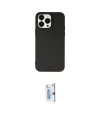 ieg™ iPhone 15 Pro Kılıf Ahenk Serisi - Siyah Bilvis 0.18mm Plus Cam Ekran Koruyucu