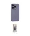 ieg™ iPhone 15 Pro Kılıf Ahenk Serisi - Siyah Bilvis 3D Cam Ekran Koruyucu