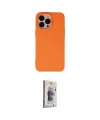 ieg™ iPhone 15 Pro Kılıf Ahenk Serisi - Siyah Bilvis 3D Cam Ekran Koruyucu