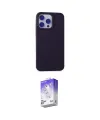 ieg™ iPhone 15 Pro Kılıf Ahenk Serisi - Siyah Bilvis 5in1 3D Magic Cam Ekran Koruyucu