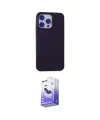 ieg™ iPhone 15 Pro Kılıf Ahenk Serisi - Siyah Bilvis 5in1 5D Magic Hayalet Cam Ekran Koruyucu