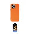 ieg™ iPhone 15 Pro Kılıf Ahenk Serisi - Siyah Buffer Hayalet Cam Ekran Koruyucu