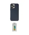 ieg™ iPhone 15 Pro Kılıf Ahenk Serisi - Siyah Polymer Nano Ekran Koruyucu