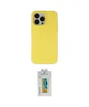 ieg™ iPhone 15 Pro Kılıf Ahenk Serisi - Siyah Polymer Nano Ekran Koruyucu