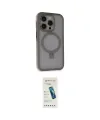 ieg™ iPhone 15 Pro Kılıf Ahenk Yansıma Özel Seri - Şeffaf Pasifik Cam Ekran Koruyucu