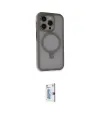 ieg™ iPhone 15 Pro Kılıf Ahenk Yansıma Özel Seri - Siyah Bilvis 0.18mm Plus Cam Ekran Koruyucu