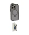 ieg™ iPhone 15 Pro Kılıf Ahenk Yansıma Özel Seri - Siyah Bilvis Hayalet Cam Ekran Koruyucu