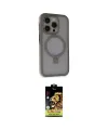 ieg™ iPhone 15 Pro Kılıf Ahenk Yansıma Özel Seri - Siyah Buffer Cam Ekran Koruyucu