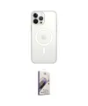 ieg™ iPhone 15 Pro Kılıf Ahenk Yansıma Prime - Siyah Bilvis 3D Mat Cam Ekran Koruyucu