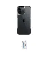 ieg™ iPhone 15 Pro Kılıf Akış Çizgi Koleksiyonu - Siyah Bilvis 0.18mm Plus Cam Ekran Koruyucu