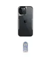 ieg™ iPhone 15 Pro Kılıf Akış Çizgi Koleksiyonu - Siyah Joko Magic 5D Cam