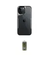 ieg™ iPhone 15 Pro Kılıf Akış Çizgi Koleksiyonu - Siyah Joko Magic 5D Hayalet Cam