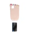 ieg™ iPhone 15 Pro Kılıf Akış Yansıma - Siyah 3D Antistatik Hayalet Cam Ekran Koruyucu