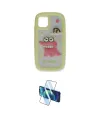ieg™ iPhone 15 Pro Kılıf Akış Yansıma - Siyah 3D Antistatik Seramik Nano Ekran Koruyucu