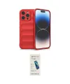 ieg™ iPhone 15 Pro Kılıf Atlas Koleksiyonu - Şeffaf Pasifik Cam Ekran Koruyucu