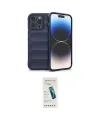 ieg™ iPhone 15 Pro Kılıf Atlas Koleksiyonu - Şeffaf Pasifik Cam Ekran Koruyucu