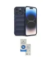 ieg™ iPhone 15 Pro Kılıf Atlas Koleksiyonu - Şeffaf Royal Nano Ekran Koruyucu