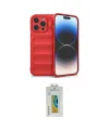 ieg™ iPhone 15 Pro Kılıf Atlas Koleksiyonu - Siyah Polymer Nano Ekran Koruyucu