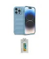 ieg™ iPhone 15 Pro Kılıf Atlas Koleksiyonu - Siyah Polymer Nano Ekran Koruyucu