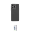 ieg™ iPhone 15 Pro Kılıf Atlas Minimal Prime - Siyah Bilvis 0.18mm Plus Cam Ekran Koruyucu