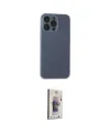 ieg™ iPhone 15 Pro Kılıf Atlas Minimal Prime - Siyah Bilvis 3D Cam Ekran Koruyucu