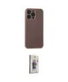ieg™ iPhone 15 Pro Kılıf Atlas Minimal Prime - Siyah Bilvis 3D Cam Ekran Koruyucu