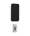 ieg™ iPhone 15 Pro Kılıf Atlas Minimal Prime - Siyah Bilvis 3D Cam Ekran Koruyucu