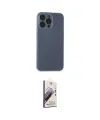 ieg™ iPhone 15 Pro Kılıf Atlas Minimal Prime - Siyah Bilvis 3D Mat Cam Ekran Koruyucu