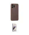 ieg™ iPhone 15 Pro Kılıf Atlas Minimal Prime - Siyah Bilvis 3D Mat Cam Ekran Koruyucu