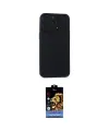 ieg™ iPhone 15 Pro Kılıf Atlas Minimal Prime - Siyah Buffer Hayalet Cam Ekran Koruyucu