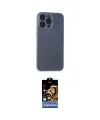 ieg™ iPhone 15 Pro Kılıf Atlas Minimal Prime - Siyah Buffer Hayalet Cam Ekran Koruyucu