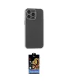 ieg™ iPhone 15 Pro Kılıf Atlas Minimal Prime - Siyah Buffer Hayalet Cam Ekran Koruyucu