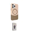 ieg™ iPhone 15 Pro Kılıf Çekirdek Asil Özel Seri - Siyah Bilvis 3D Cam Ekran Koruyucu