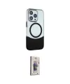 ieg™ iPhone 15 Pro Kılıf Çekirdek Asil Özel Seri - Siyah Bilvis 3D Cam Ekran Koruyucu
