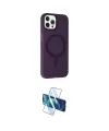 ieg™ iPhone 15 Pro Kılıf Çekirdek Modern Prime - Siyah 3D Antistatik Seramik Nano Ekran Koruyucu