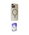 ieg™ iPhone 15 Pro Kılıf Çekirdek Modern Prime - Siyah Bilvis 5in1 3D Magic Cam Ekran Koruyucu