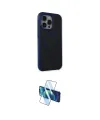 ieg™ iPhone 15 Pro Kılıf Çekirdek Yansıma Prime - Siyah 3D Antistatik Cam Ekran Koruyucu
