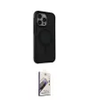 ieg™ iPhone 15 Pro Kılıf Çekirdek Yansıma Prime - Siyah Bilvis 3D Mat Cam Ekran Koruyucu
