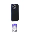 ieg™ iPhone 15 Pro Kılıf Çekirdek Yansıma Prime - Siyah Bilvis 5in1 3D Magic Cam Ekran Koruyucu