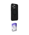 ieg™ iPhone 15 Pro Kılıf Çekirdek Yansıma Prime - Siyah Bilvis 5in1 3D Magic Cam Ekran Koruyucu