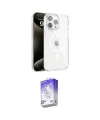 ieg™ iPhone 15 Pro Kılıf Doruk Doku Özel Seri - Siyah Bilvis 5in1 3D Magic Cam Ekran Koruyucu