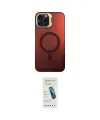 ieg™ iPhone 15 Pro Kılıf Doruk Klasik Prime - Şeffaf Pasifik Cam Ekran Koruyucu