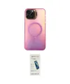ieg™ iPhone 15 Pro Kılıf Doruk Klasik Prime - Şeffaf Pasifik Cam Ekran Koruyucu
