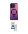 ieg™ iPhone 15 Pro Kılıf Doruk Klasik Prime - Şeffaf Royal Nano Ekran Koruyucu
