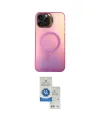 ieg™ iPhone 15 Pro Kılıf Doruk Klasik Prime - Şeffaf Royal Nano Ekran Koruyucu