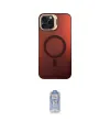 ieg™ iPhone 15 Pro Kılıf Doruk Klasik Prime - Siyah Joko Magic 5D Cam