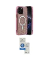 ieg™ iPhone 15 Pro Kılıf Eksen Çizgi - Şeffaf Royal Nano Ekran Koruyucu